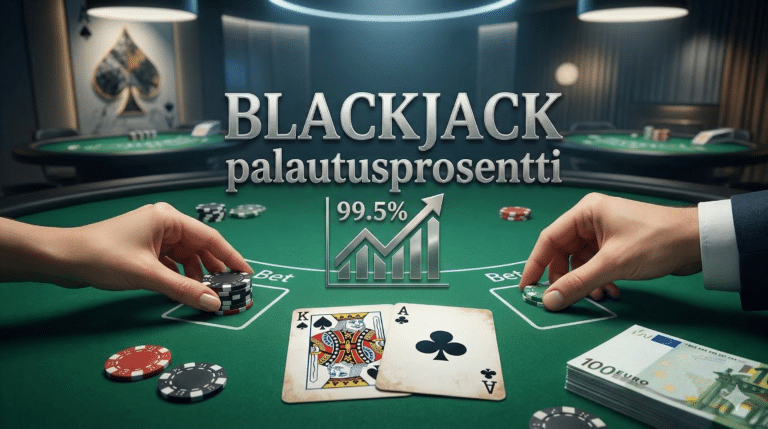 blackjack palautusprosentti
