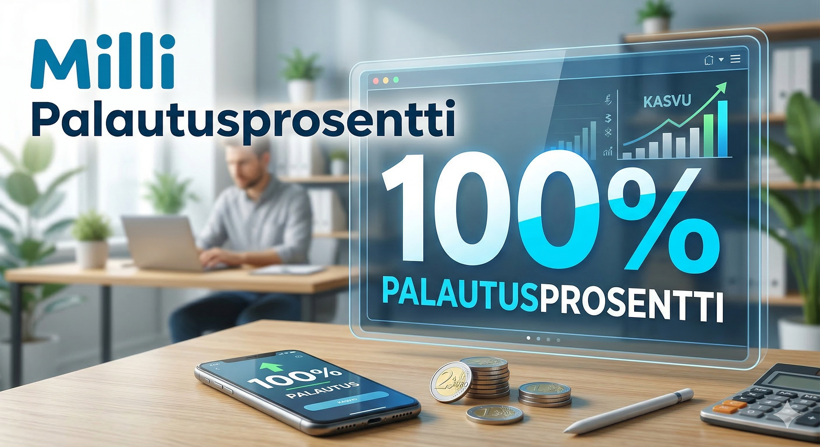 milli palautusprosentti