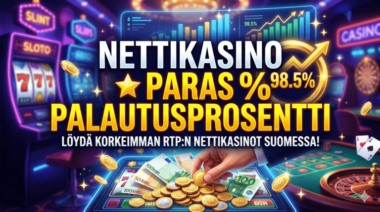 nettikasino paras palautusprosentti