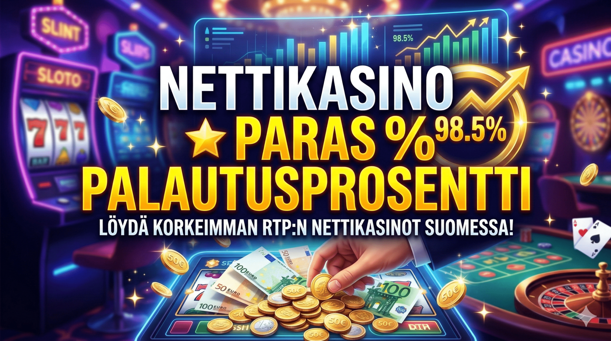 nettikasino paras palautusprosentti