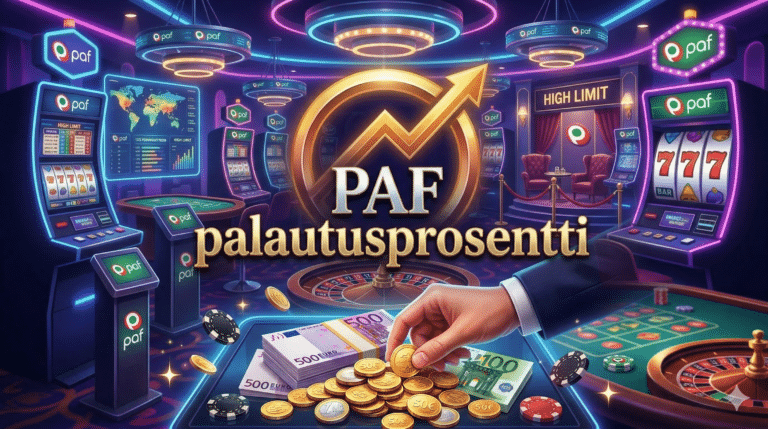 paf palautusprosentti