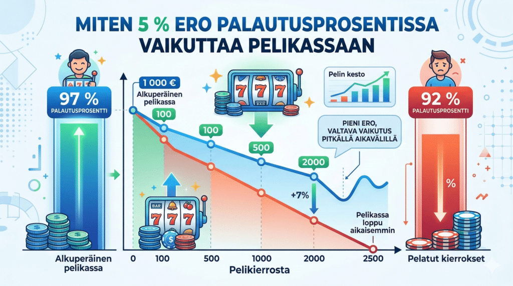 paras palautusprosentti
