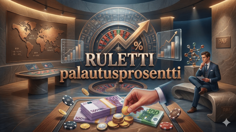 ruletti palautusprosentti